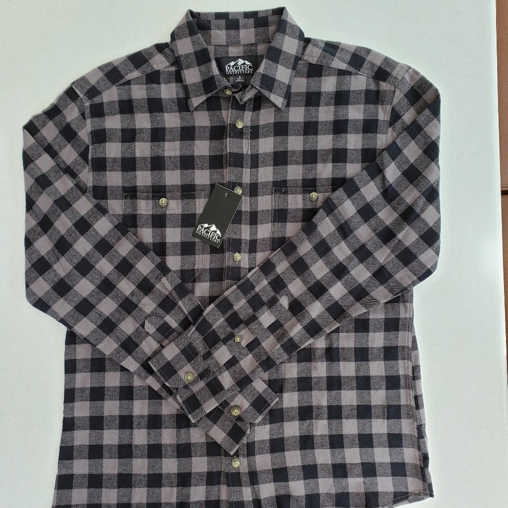 NWT Pacific Outfitters Flannel Long Sleeves Shirt Size S